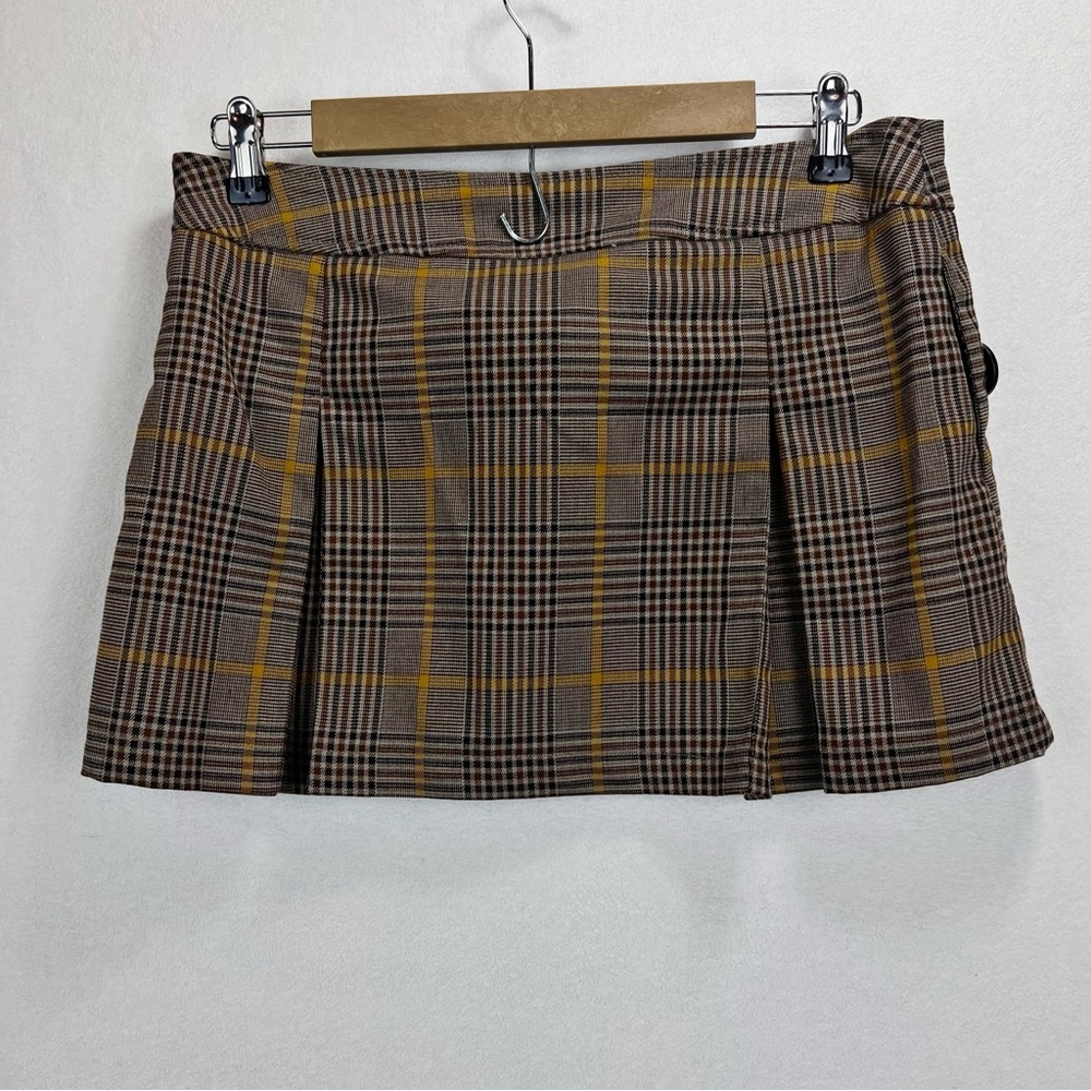 Xhilaration Y2K Mini Skirt Size 9 Plaid Pleated Retro Academia School Girl - Picture 7 of 7